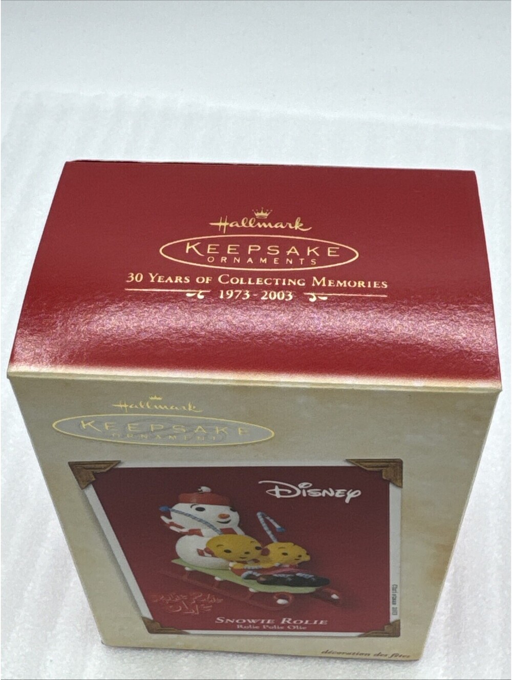 2003 Hallmark Keepsake Mr. Snowie Rolie Disney's Rolie Polie Olie Ornament New - Picture 12 of 13